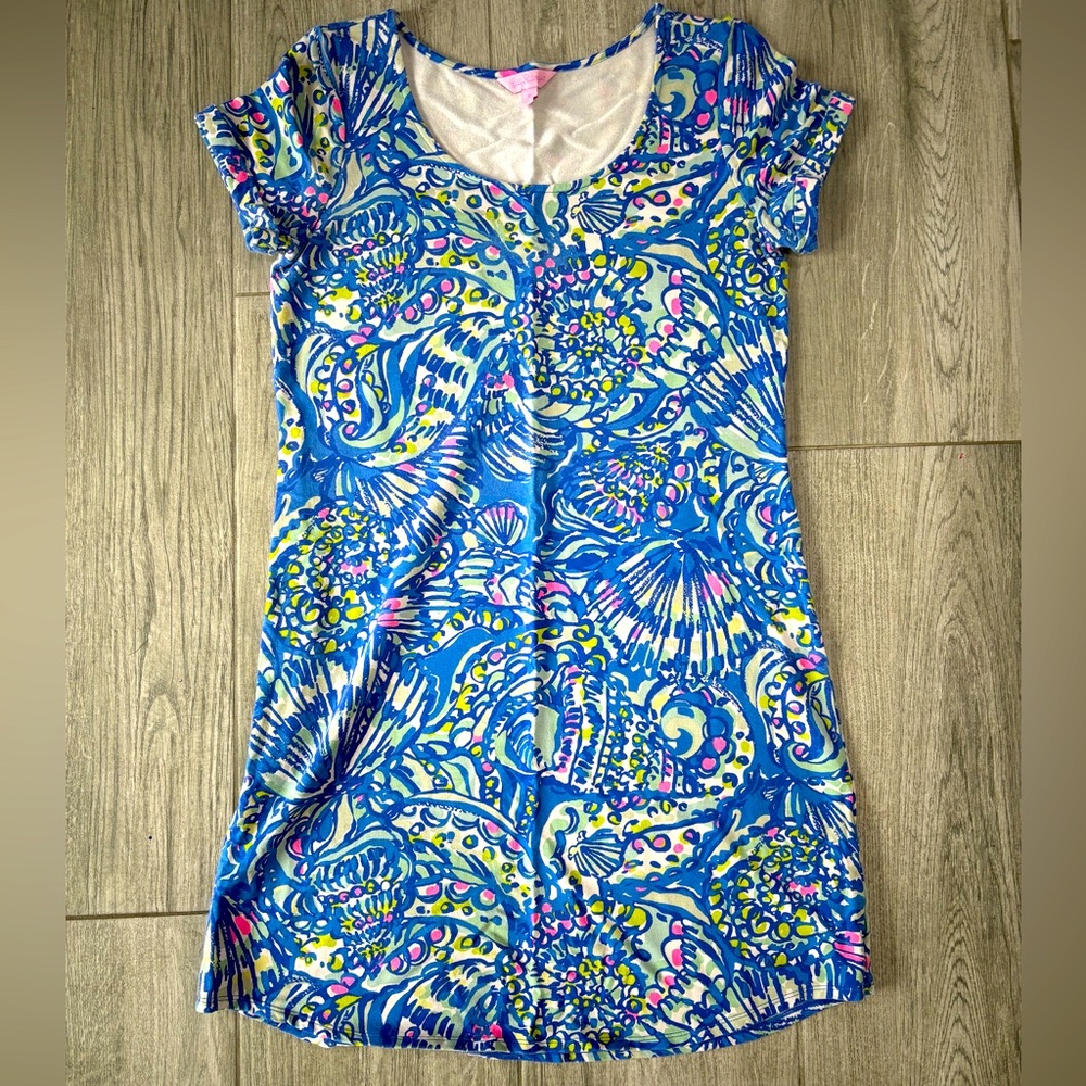 Lilly Pulitzer Tammy Dress, in Blue Ceviche, Medium